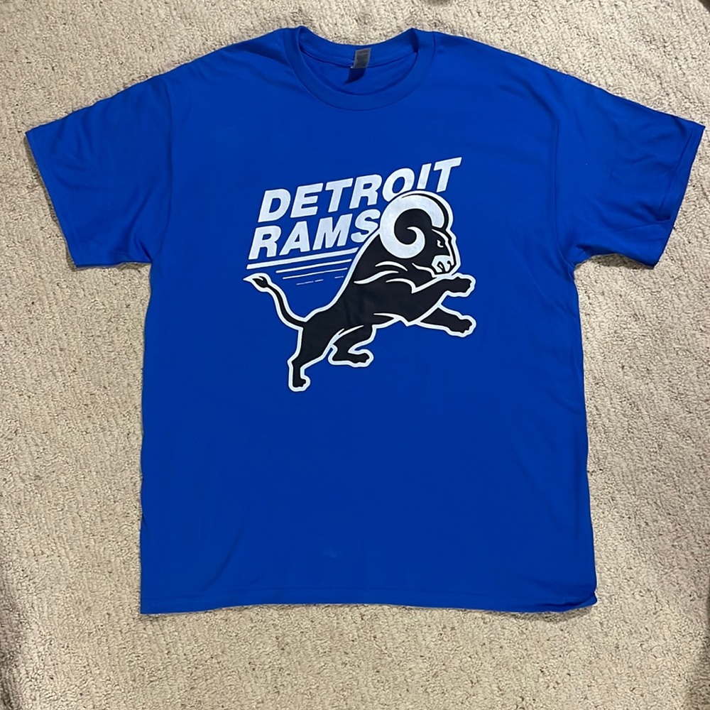 New Mens (or womens) Detroit Rams (Matthew Stafford) t- shirt.